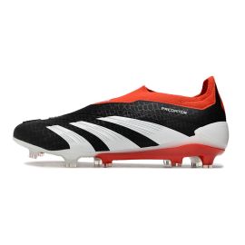 Adidas Predator Elite Laceless FG 2024 Core Black White Solar Red