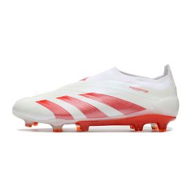 Adidas Predator Elite Laceless FG 2024 White Solar Red