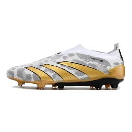 Adidas Predator Elite Lacess FG 2024 White Gold Black