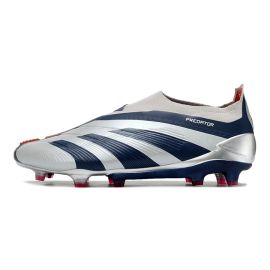 Adidas Predator Laceless Elite FG Tech Indigo Vivid Red