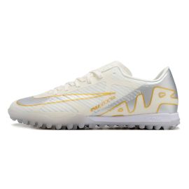 Nike AIR Zoom Mercurial Vapor 15 Elite TF White Silver Gold