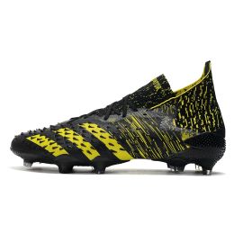Adidas Predator Freak .1 FG Soccer Cleats Core Black Solar Yellow