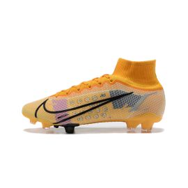 Nike Mercurial Superfly 8 Elite FG Soccer Cleats Yellow Black