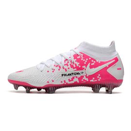 Nike Phantom GT Elite DF FG Soccer Cleats Pink White