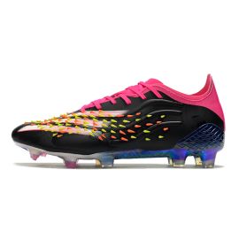 Adidas PREDCOPX SUPERBOOT FG Soccer Cleats Black White with Solar Yellow