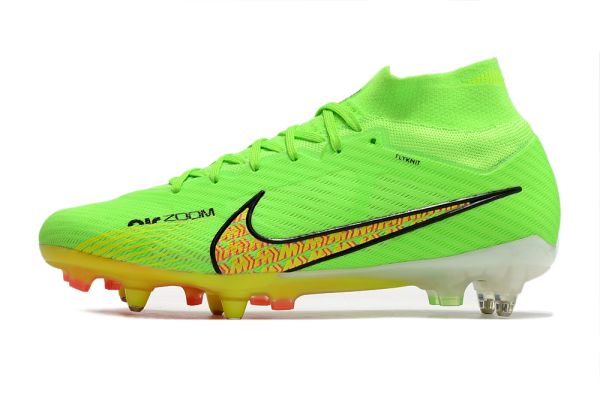 Nike mercurial green and orange top