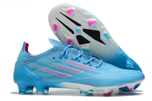 adidas X Speedflow .1 FG Sapphire Edge - Sky Rush:Shock Pink