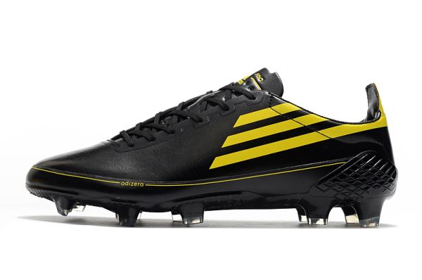 New Adidas F50 Ghosted Adizero FG Core Black Yellow