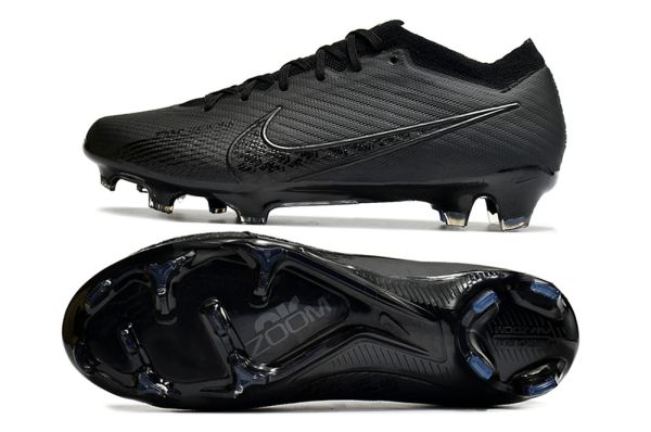 Nike Mercurial Vapor 15 Elite FG Soccer Cleats Blackout