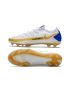 Nike Phantom GT Elite FG Soccer Cleats White Golden Blue