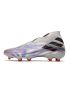 2021 Adidas Nemeziz 19+ FG White Black Silver Bright Crimson