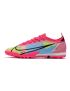 Nike Mercurial Vapor 14 Elite TF Soccer Cleats - White Black Pink Mulitcolor