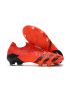 Adidas Predator Freak.1 'Meteorite' Low FG Soccer Cleats Red Black Solar Red