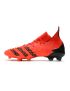 Adidas Predator Freak.1 'Meteorite'FG Soccer Cleats Red Black Solar Red