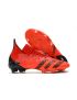 Adidas Predator Freak.1 'Meteorite'FG Soccer Cleats Red Black Solar Red