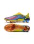 Adidas X Ghosted+Cyclops FG Soccer Cleats Blue Red Yellow