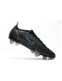 Nike Mercurial Vapor 14 Elite SG-PRO Soccer Cleats Black Iron Grey University Blue