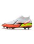 Nike Phantom GT II Elite DF FG Soccer Cleats White Black Bright Crimson Black