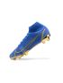 Nike Mercurial Superfly 8 Elite FG Blue Gold