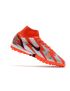 Nike Mercurial Superfly 8 Elite TF Soccer Cleats - Chile Red_Black_White_Total Orange