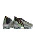 Adidas Predator Edge .1 FG Soccer Cleats Silver Metallic Black Green
