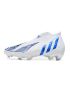 Adidas Predator Edge + FG Soccer Cleats White Hi-Res Blue