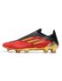 Adidas X Speedflow + FG Soccer Cleats Vivid Red Gold Metallic Core Black