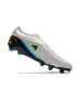 Adidas X Speedportal+ FG 2022 Soccer Cleats Silver Metallic Black Yellow