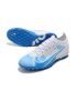 Nike Mercurial Vapor 14 Elite TF Soccer Cleats White Blue