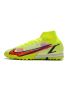 Nike Mercurial Superfly 8 Elite TF Soccer Cleats - Volt_Bright Crimson_Black