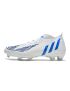 Cheap Adidas Predator Edge.1 FG Soccer Cleats White Hi-Res Blue