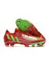 Cheap Adidas Predator Edge .1 Low FG Soccer Cleats Solar Red Team Solar Green Black