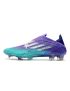 Cheap Adidas X Speedflow+ FG Soccer Cleats Purple Rush Silver Metallic Mint Rush