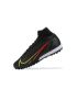 Nike Mercurial Superfly 8 Elite TF Soccer Cleats Black/Cyber/Off Noir