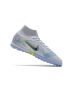 Nike Mercurial Superfly 8 Elite TF Soccer Cleats Grey Blue Light Marine