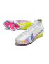 Nike Mercurial Superfly 9 Elite FG Soccer Cleats White Solar Yellow Power Blue