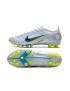 Nike Mercurial Vapor 14 Elite AG-PRO Soccer Cleats Grey Blackened Blue Light Marine