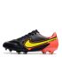 Nike Tiempo Legend 9 Elite FG Soccer Cleats Black Red Yellow