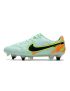 Nike Tiempo Legend 9 Elite SG Pro Soccer Cleats Green Blue Orange