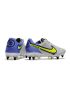 Nike Tiempo Legend 9 Elite SG Pro Soccer Cleats Grey Fog Volt Sapphire