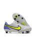 Nike Tiempo Legend 9 Elite SG Pro Soccer Cleats Grey Fog Volt Sapphire