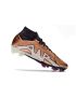 Nike Zoom Mercurial Superfly IX Elite FG Firm Ground Soccer Cleats Metallic Copper White