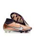 Nike Zoom Mercurial Superfly IX Elite FG Firm Ground Soccer Cleats Metallic Copper White