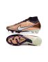 Nike Zoom Mercurial Superfly IX Elite FG Firm Ground Soccer Cleats Metallic Copper White