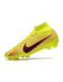 Nike Zoom Mercurial Superfly IX Elite FG Firm Ground Soccer Cleats Yellow Purple
