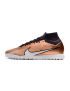 Nike Zoom Mercurial Superfly IX Elite TF Metallic Copper White Black