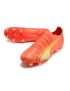 Puma Ultra Ultimate Fearless Pack Soccer Cleats Fiery Coral Fizzy Light Puma Black