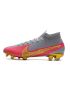2020-21 Nike Mercurial Superfly 7 Elite FG Gray Pink Gold