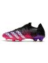 adidas Predator Freak.1 Low FG Soccer Cleats Core Black/White/Shock Pink