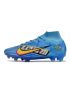 2023 Nike Air Zoom Mercurial Superfly 9 Elite FG Baltic Blue Sundial White